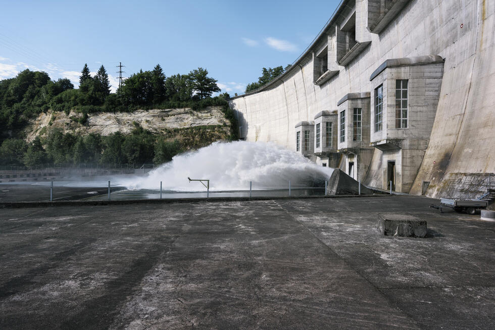 A hydroelectric power station